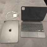 Mint Apple iPad Pro 11 inch (M4) 2024 - Unlocked, 512 GB, Black, 8 GB, A2837, Standard Glass