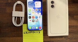 Mint
													Apple iPhone 16 Plus - Unlocked, White, 128 GB, A3082, photo 1 of 14