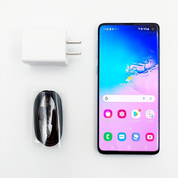 Samsung Galaxy S10 - Unlocked, 128 GB, Blue, 8 GB, SM-G973U1