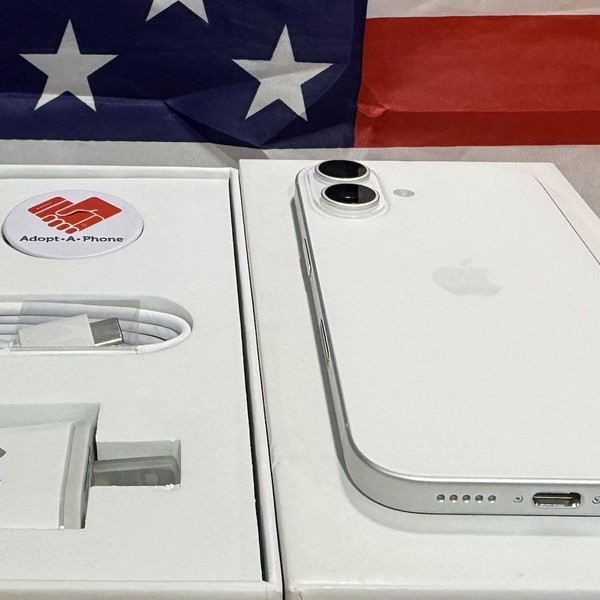 Apple iPhone 16 - Unlocked, 128 GB, White, A3081