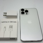 Good Apple iPhone 13 Pro Max - Unlocked, 128 GB, Silver, A2484