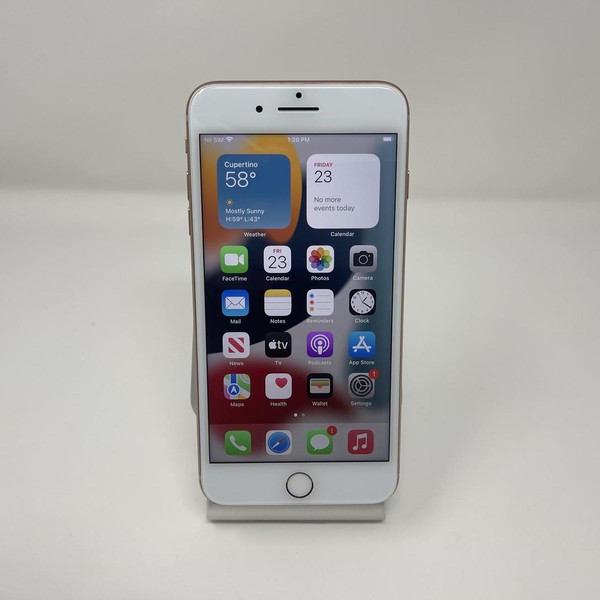 Apple iPhone 8 Plus - Unlocked, 256 GB, Gold, A1897, GSM