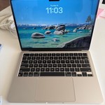 Good MacBook Air 2022 (M2) - 13 inch - 256 GB, Silver, 8 GB, Apple M2