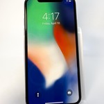 Good Apple iPhone X - AT&T, 256 GB, Silver, A1901, GSM