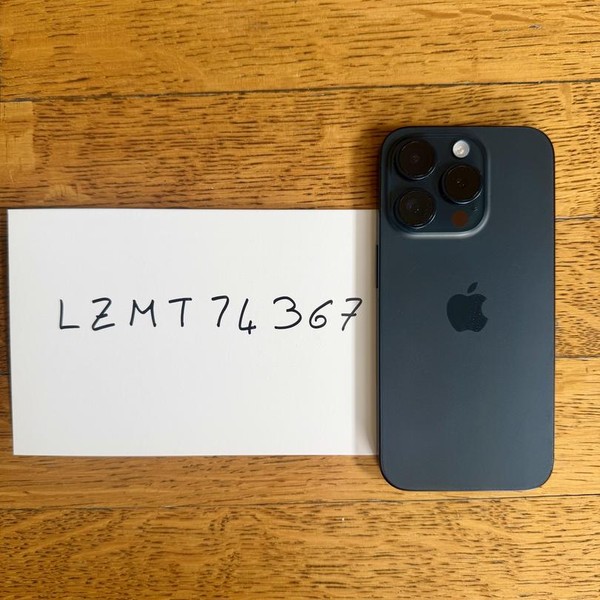 Apple iPhone 15 Pro - Unlocked, 256 GB, Blue, A2848