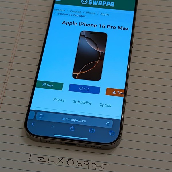 Apple iPhone 16 Pro Max - Unlocked Non-US, 256 GB, Natural, A3296