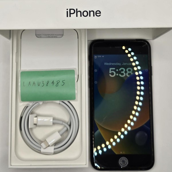 Apple iPhone SE 3rd Gen 2022 - Unlocked, Midnight, 64 GB, A2595