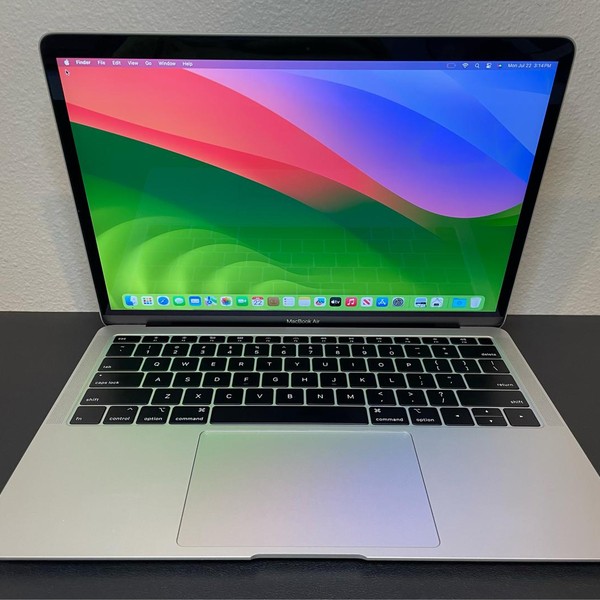 MacBook Air 2018 - 13 inch - 256 GB, Silver, 8 GB, Intel Core i5