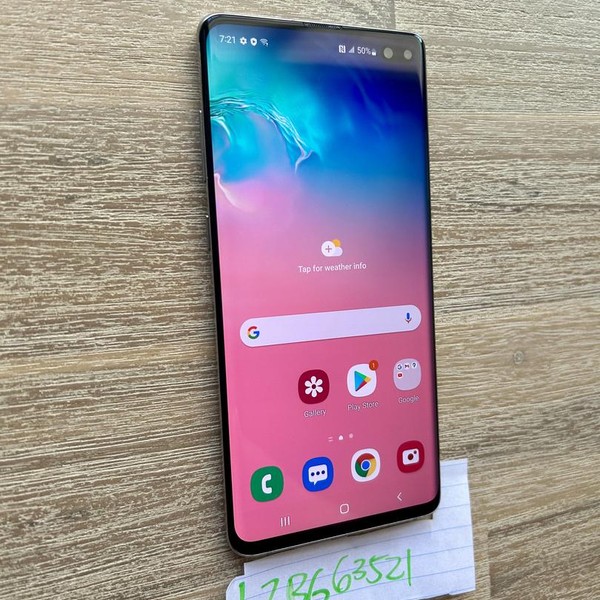 Samsung Galaxy S10 Plus - AT&T, 128 GB, White, 8 GB, SM-G975U