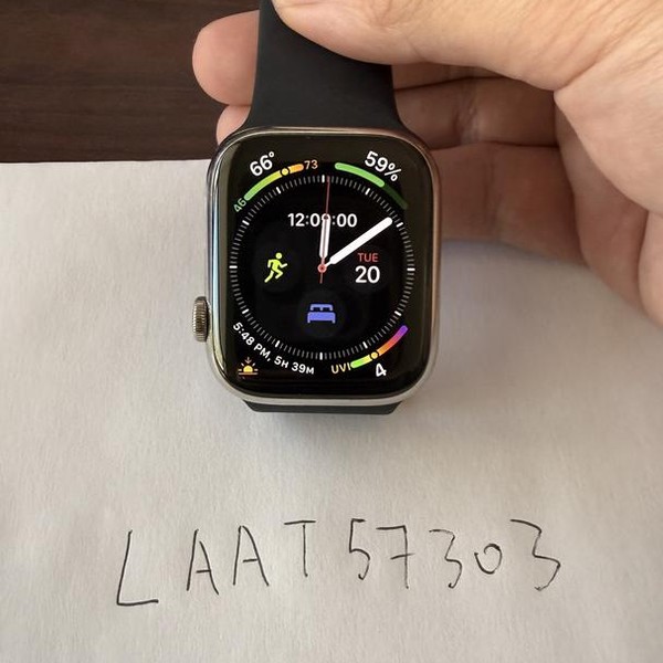 Apple Watch Series 7 45mm - Unlocked, Silver, A2477 - Cellular, Stainless