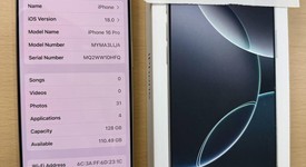 Mint
													Apple iPhone 16 Pro - Unlocked, White, 128 GB, A3083, photo 2 of 8