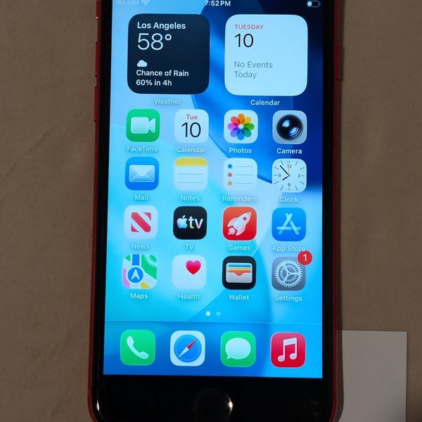 Apple iPhone SE 2nd Gen 2020 - Unlocked, 64 GB, Red, A2275