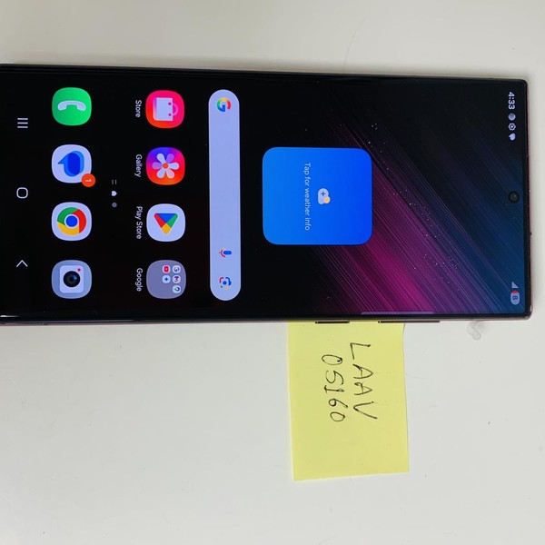 Samsung Galaxy S22 Ultra - Verizon, Burgundy, 128 GB, 8 GB, SM-S908U