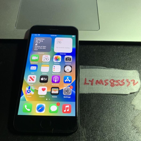 Apple iPhone SE 3rd Gen 2022 - Unlocked, 64 GB, Midnight, A2595