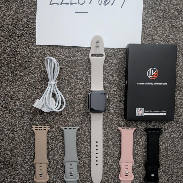 Apple Watch Series 7 41mm - Unlocked, Silver, A2475 - Cellular, Stainless