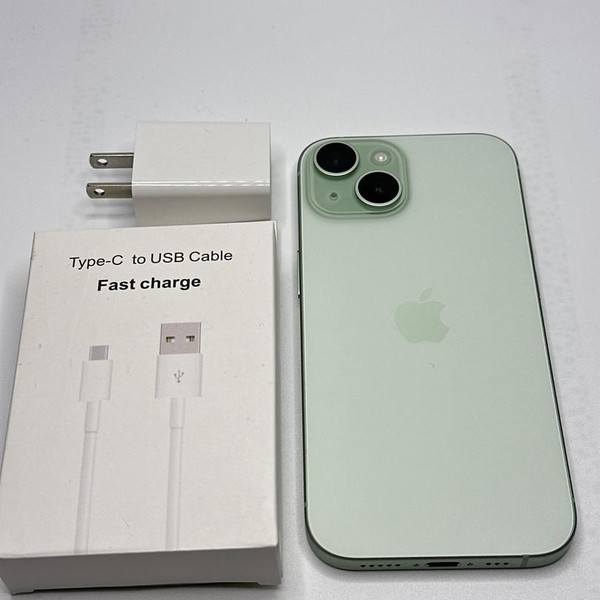 Apple iPhone 15 - Unlocked, 128 GB, Green, A2846