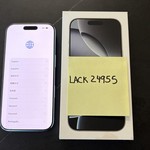 Good Apple iPhone 16 Pro - Unlocked, 256 GB, White, A3083