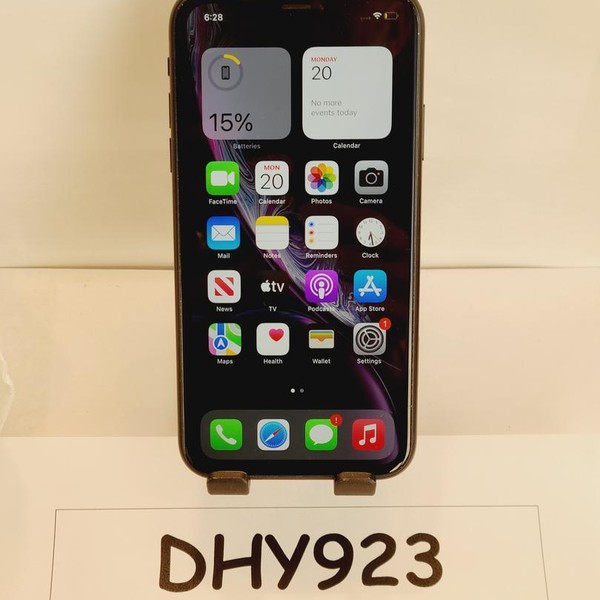 Apple iPhone Xr - Unlocked, 64 GB, Black, A1984