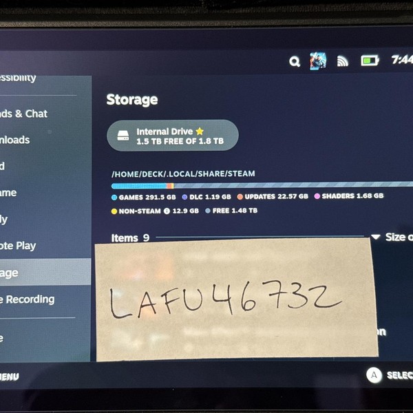 Steam Deck - 64 GB, Black, 16 GB, AMD