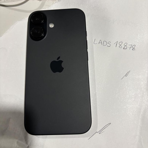 Apple iPhone 16 - Unlocked, 128 GB, Black, A3081
