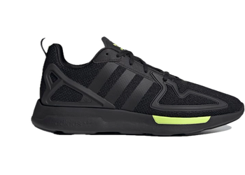 adidas ZX 2K Flux Black Solar Yellow for sale