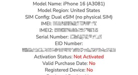 New
													Apple iPhone 16 - Unlocked, Black, 128 GB, A3081, photo 6 of 6