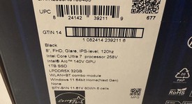 Mint
													MSI Claw 8 AI Plus - Black, 1 TB, 32 GB, photo 3 of 9