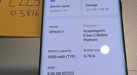 Mint
													OnePlus 12R - Unlocked, Gray, 128 GB, 8 GB, CPH2611, photo 2 of 6