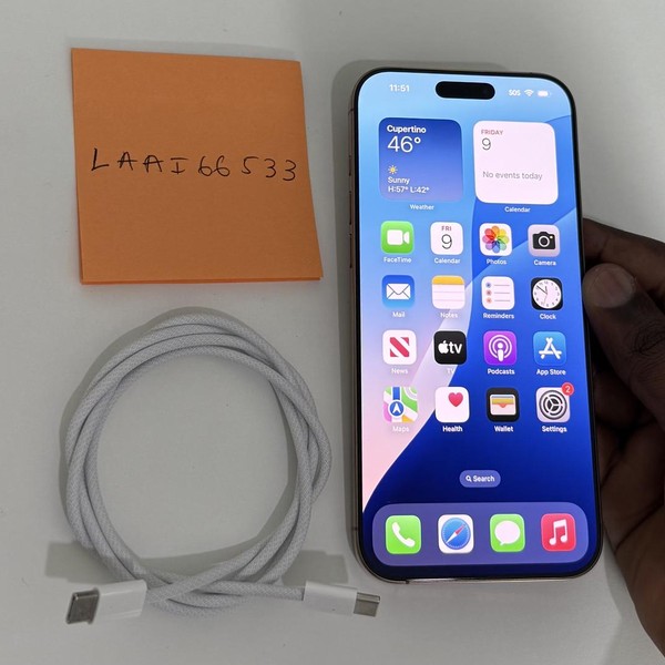 Apple iPhone 16 Pro Max - Unlocked, Desert, 256 GB, A3084