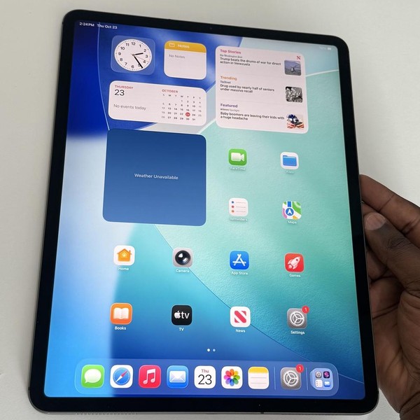 Apple iPad Pro 12.9 inch 4th Gen 2020 - Unlocked, 128 GB, Gray, A2069