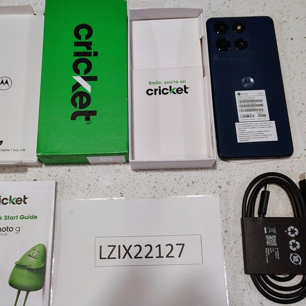 Moto G Stylus 5G (2025) - Cricket, 128 GB, Gibraltar Sea, 8 GB