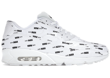 Nike Air Max 90 All Over Print White Black for sale
