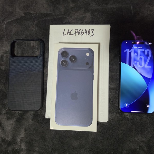 Apple iPhone 17 Pro Max - Unlocked, 512 GB, Deep Blue, A3257