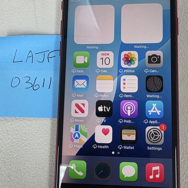 Apple iPhone SE 3rd Gen 2022 - Unlocked, 256 GB, Red, A2595