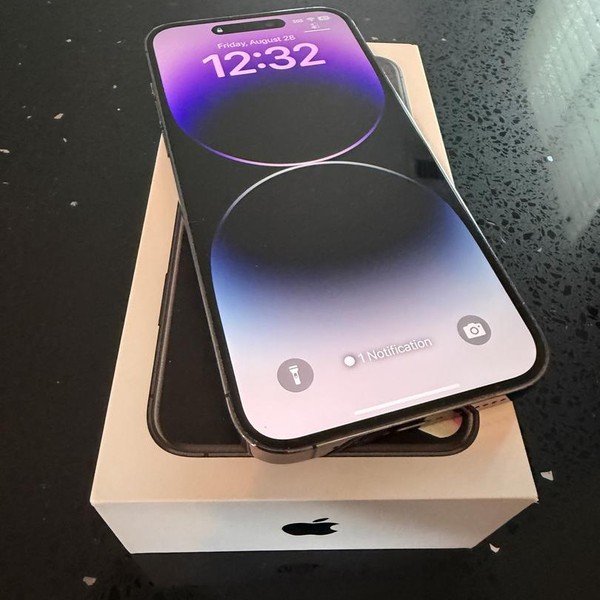 Apple iPhone 14 Pro Max - Unlocked, 256 GB, Purple, A2651