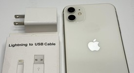 Good
													Apple iPhone 11 - Unlocked, White, 64 GB, A2111, photo 1 of 7