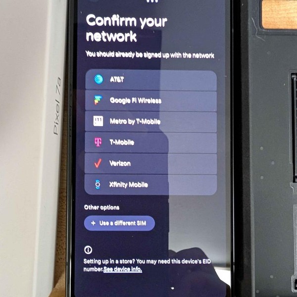 Google Pixel 7a - T-Mobile, 128 GB, Charcoal, 8 GB, GWKK3