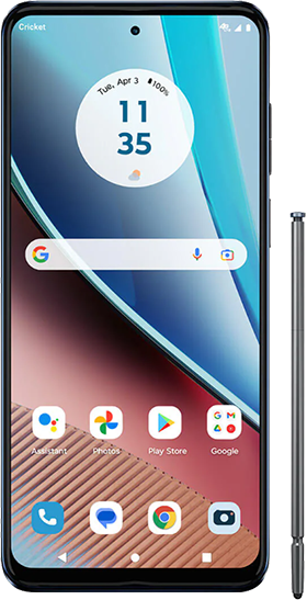 Moto G Stylus 5G (2023) - Cricket, Black, 128 GB, 4 GB