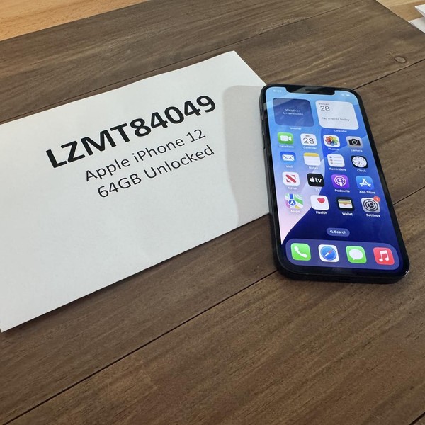 Apple iPhone 12 - Unlocked, 64 GB, Black, A2172