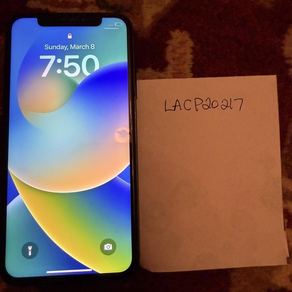 Apple iPhone X - T-Mobile, 256 GB, Gray, A1865