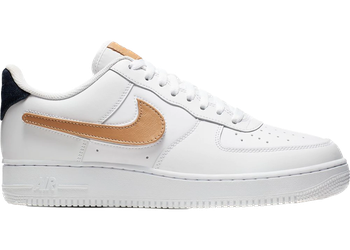Nike Air Force 1 Low Removable Swoosh Pack White Vachetta Tan for sale