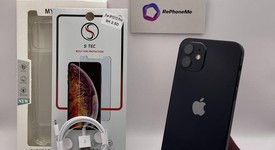 Good
													Apple iPhone 12 - Unlocked, Black, 128 GB, A2172, photo 1 of 5