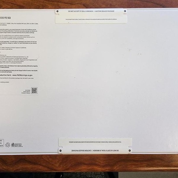 Samsung Galaxy Tab S10 FE - Verizon, 128 GB, Gray, 8 GB, SM-X528U