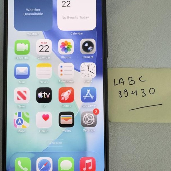 Apple iPhone 15 - Unlocked, 128 GB, Black, A2846