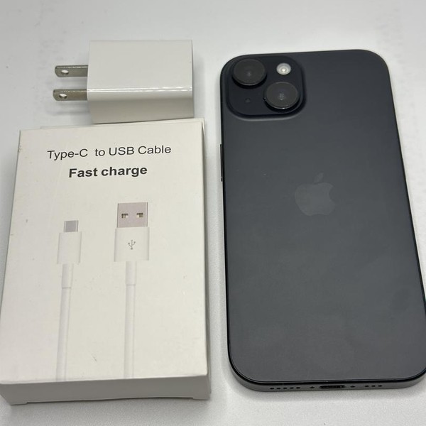 Apple iPhone 15 - Unlocked, 128 GB, Black, A2846