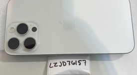 Good
													Apple iPhone 15 Pro Max - Unlocked, White, 256 GB, A2849, photo 1 of 8