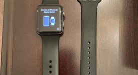 Good
													Apple Watch Series 3 42mm - Unlocked, Gray, A1861, Aluminum, photo 1 of 9