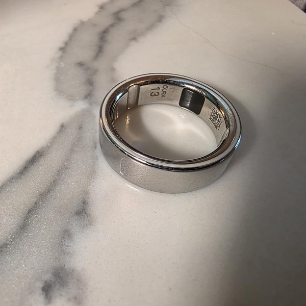Oura Ring Gen 4 - Silver, Size 13
