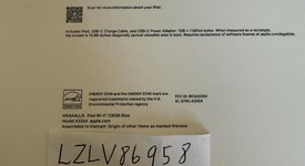 New
													Apple iPad 11th Gen - Wi-Fi, Blue, 128 GB, A3354, photo 3 of 3