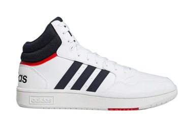 adidas Hoops 3.0 White Navy Red for sale